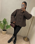 Manteau col haut