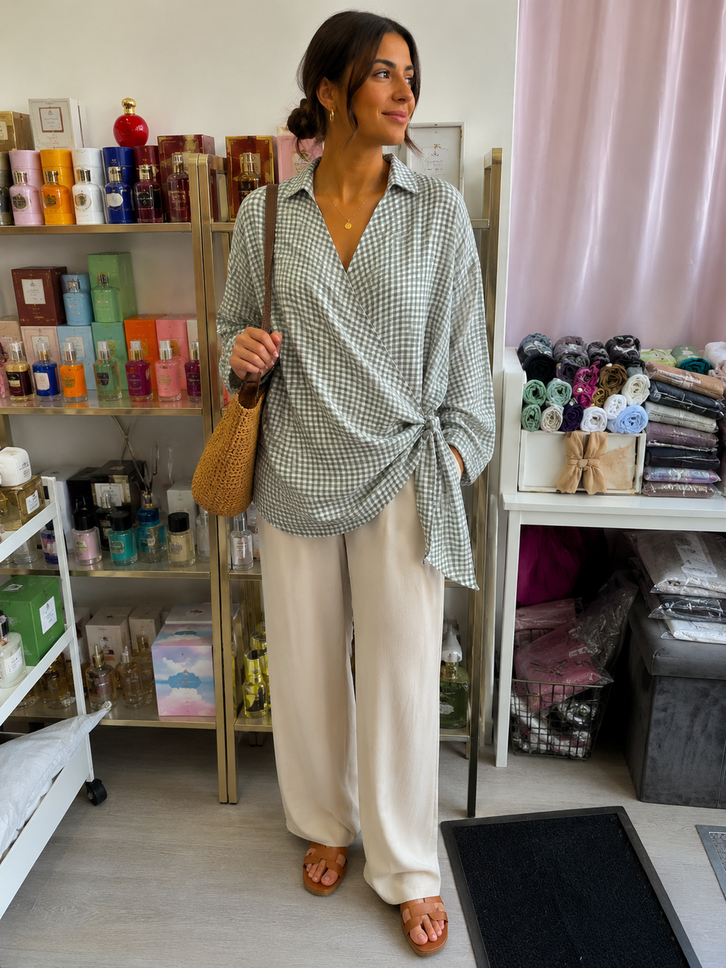 Chemise cache cœur