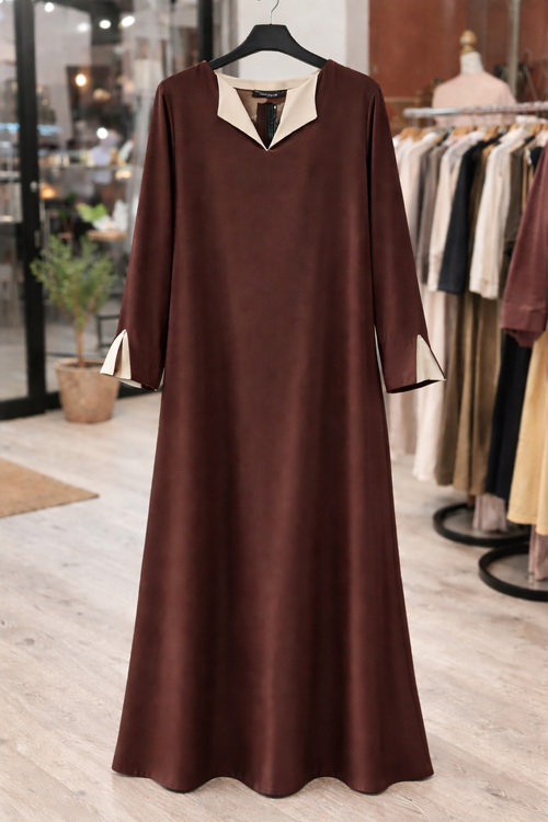 Abaya bicolore