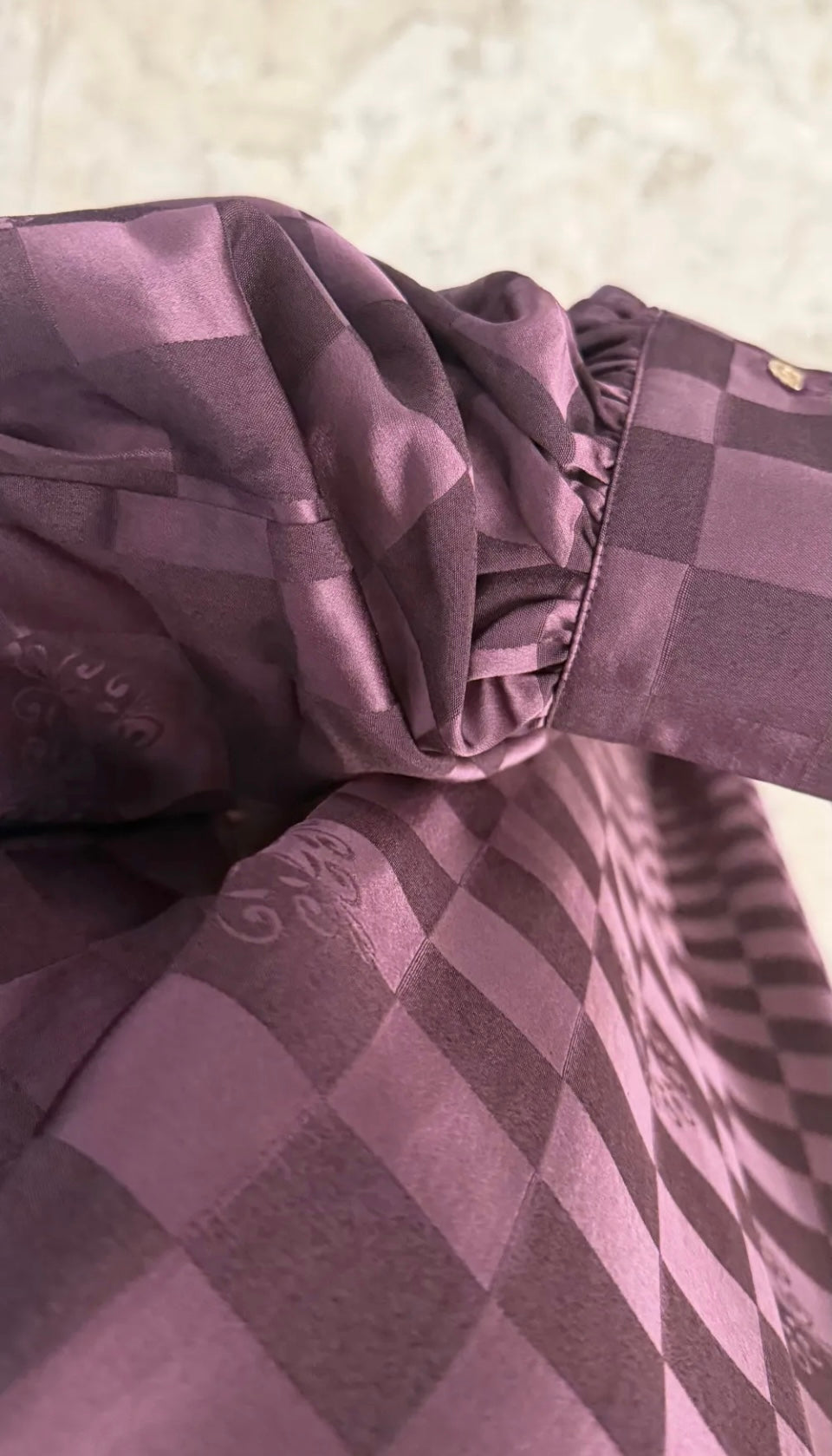 Robe damier
