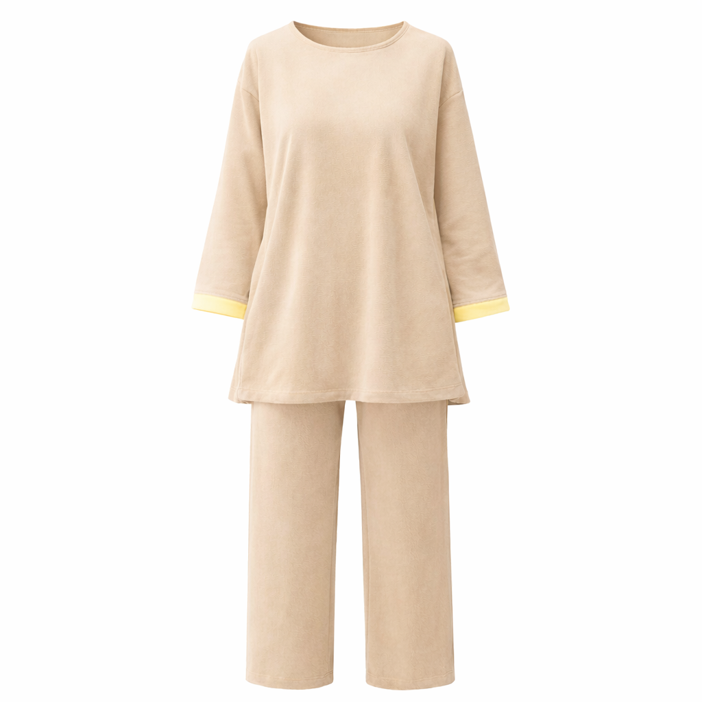 Ensemble détail jaune