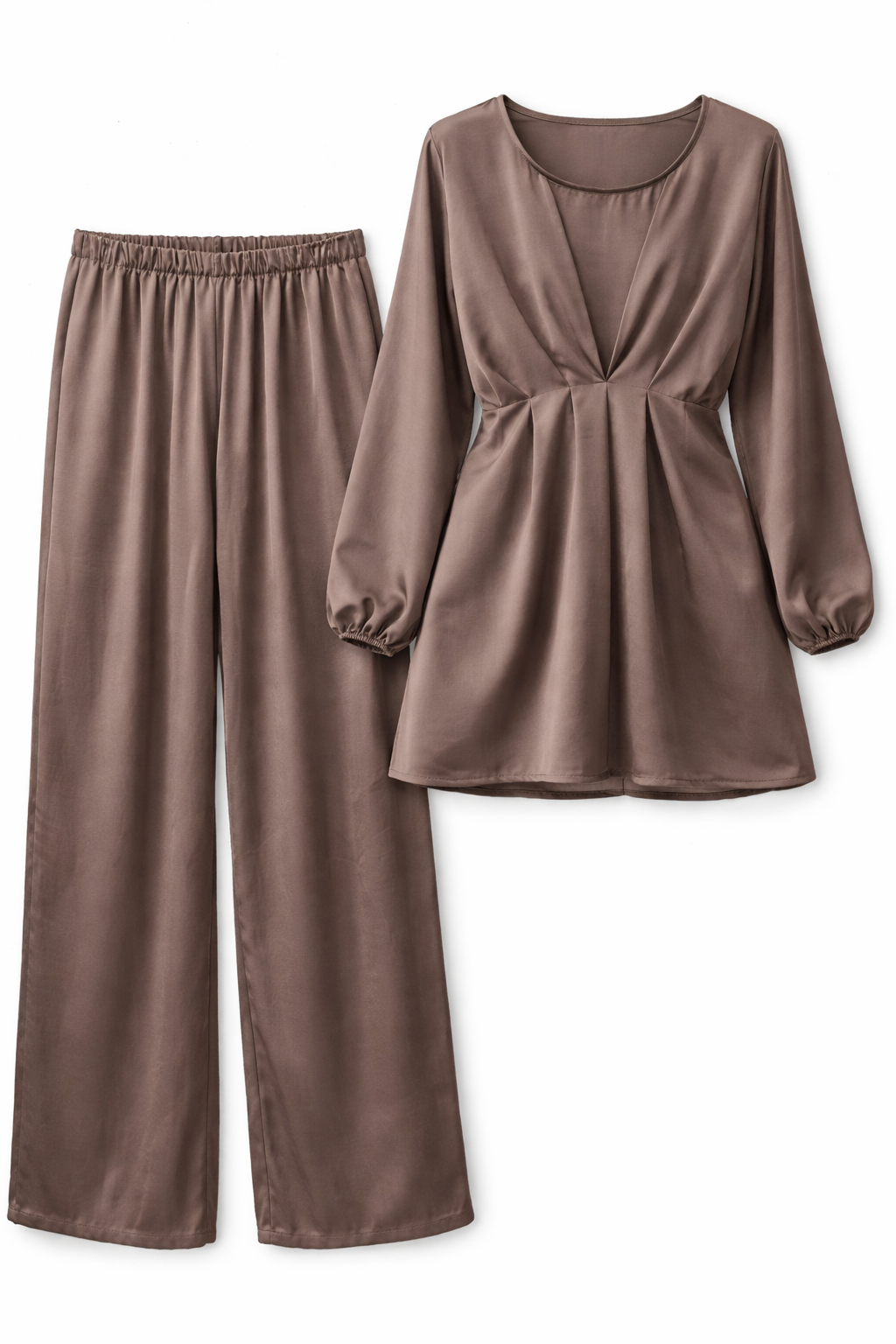 Ensemble satinée