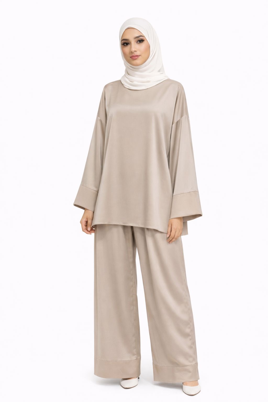 Ensemble satiné