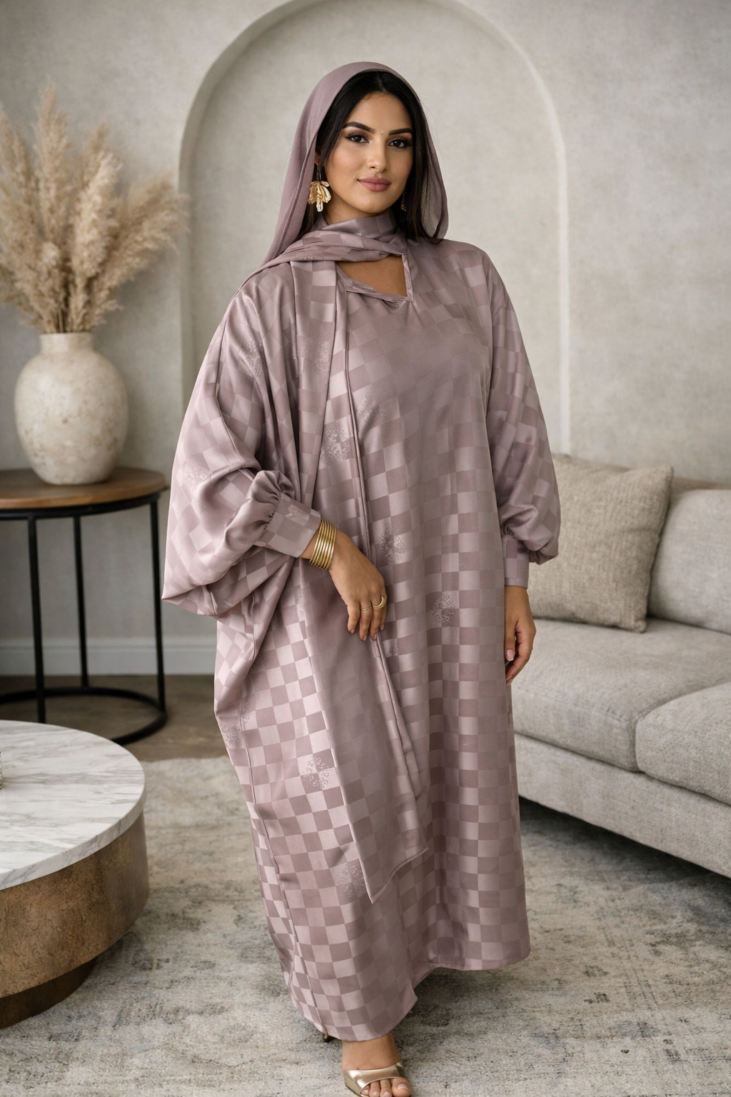 Robe damier